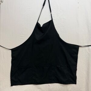 Waffle House Black Bib Apron Superior Uniform Group Adjustable 2-Pocket 75331